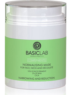 BasicLab Normalising Κρεμώδης Μάσκα Προσώπου 50ml