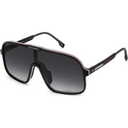 Carrera CA11S OIT9O Ανδρικά Γυαλιά Ηλίου Μάσκα Κοκάλινα Μαύρα με Μαύρο Φακό