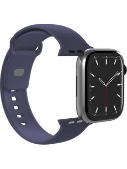 Puro Icon Elastic Λουράκι Σιλικόνης Dark Blue (Apple Watch 42 / 44 / 45mm)