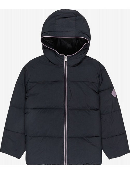Roxy Παιδικό Μπουφάν Χειμωνιάτικο Puffer Αντιανεμικό Ανθρακί ERGJK03140