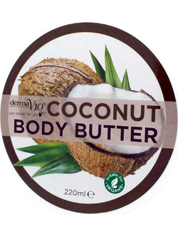 Derma V10 Coconut Ενυδατικό Butter Σώματος 220ml