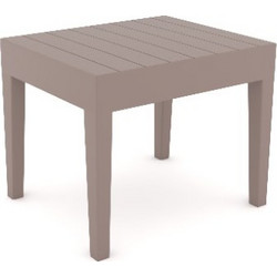 Metaxakis Alaska Τετράγωνο Τραπέζι Κήπου Rattan Καφέ 45x45x44cm 01-00-2777
