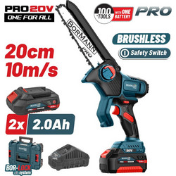 Bormann BBP5441X22C Κλαδευτικό Αλυσοπρίονο Μπαταρίας 20V 1.3kg με Λάμα 20cm