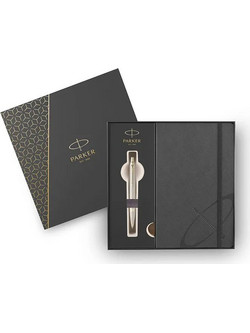 Parker I.M Monochrome Champagne Σετ Στυλό Διαρκείας 1159.2303.43