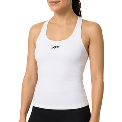 Reebok Identity Train Γυναικείο Αθλητικό Crop Top Λευκό 100241991