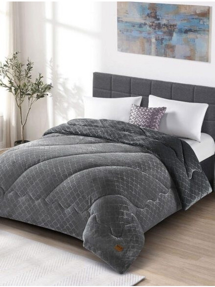 MADI Κουβερτοπάπλωμα King Size 240x260 Lunora Anthracite