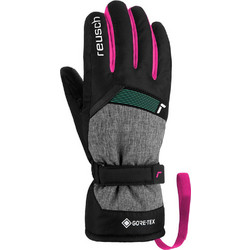 Reusch Flash Αδιάβροχα Γάντια Σκι & Snowboard με Μεμβράνη Gore-Tex Μαύρα Γκρι Φούξια