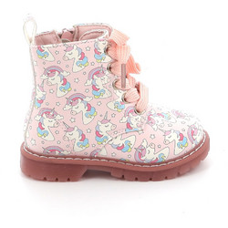 Bubble Kids Unicorn Παιδικά Αρβυλάκια Ροζ με Φερμουάρ C1156S
