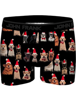 John Frank Superdogs Ανδρικό Μποξεράκι Μαύρο JFBD55