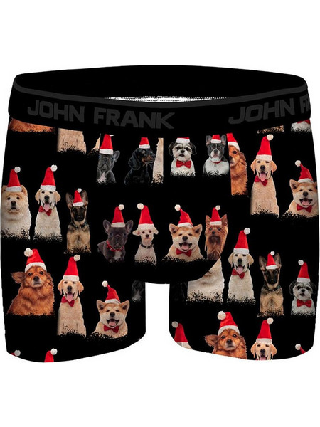John Frank Superdogs Ανδρικό Μποξεράκι Μαύρο JFBD55