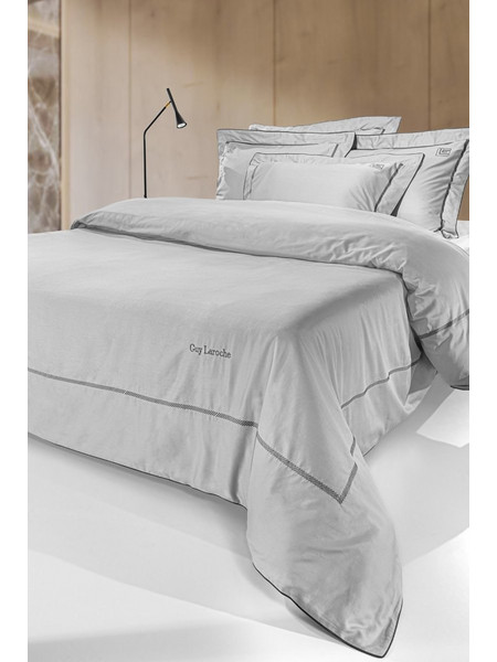 Guy Laroche Σετ Σεντόνια King Size Βαμβακοσατέν 270x280 Elite Silver
