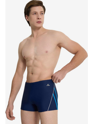 Joss Αθλητικό Ανδρικό Μαγιό Boxer με Σχέδια Navy Μπλε 130182-MQ