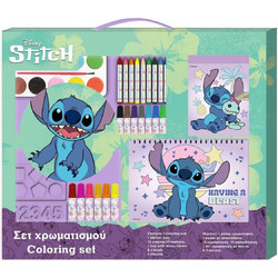 Disney Stitch Σετ Ζωγραφικής 54x47cm 30τμχ