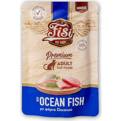 FISI Adult Sterilised Mousse with Ocean Fish 6x80gr
