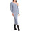 Mind Matter Jerrin Maxi Βραδινό Φόρεμα Πλεκτό Γκρι Jerrin MML25-02-09-066