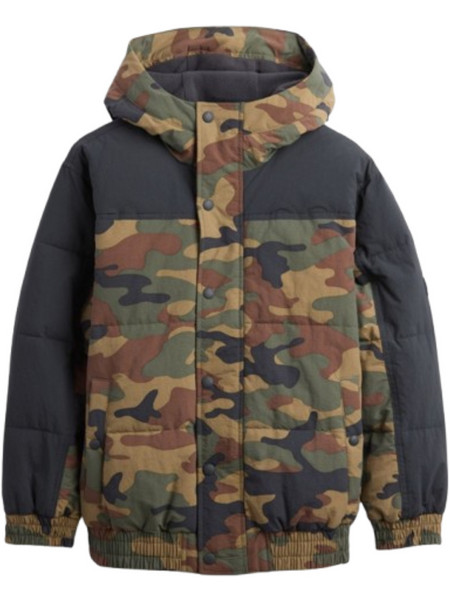 Gap Παιδικό Μπουφάν Χειμωνιάτικο Puffer Αδιάβροχο Χακί Καφέ 819379002
