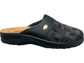 EASYWALK Χειμερινές Ανδρικές Παντόφλες Ανατομικές Μαύρες 38A022TCM