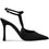 Envie Shoes Γόβες Slingback Δερμάτινες με Λεπτό Ψηλό Τακούνι Μαύρες E02-22101-34