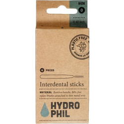 Hydrophil Μεσοδόντια Βουρτσάκια 0.4mm Μπεζ 6τμχ