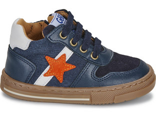 GBB Παιδικά Sneakers Μποτάκια Navy Μπλε AM655-42