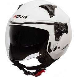 Nova OF855 City Star Gloss White Κράνος Μηχανής Jet