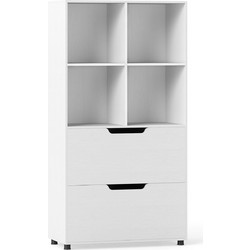 Costway Βιβλιοθήκη 70x33.5x130cm JV13189WH