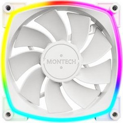 Montech RX120 Case Fan 120mm ARGB με Σύνδεση 3-Pin 4-Pin PWM White