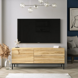 Klikareto Έπιπλο Τηλεόρασης Μοριοσανίδα Sonoma Μ120xΠ355xΥ463cm 07.01.1567
