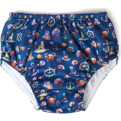 Kiokids Αντηλιακό UV Βρεφικό Μαγιό Πάνα Σλιπ για Αγόρι Navy Μπλε 574