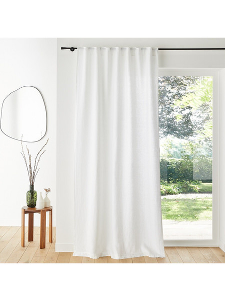 La Redoute Κουρτίνα με Θηλιές 140x250 Elba 350339879 Λευκή