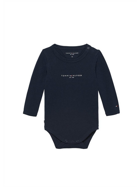 Tommy Hilfiger Φορμάκι Εσώρουχο Μακρυμάνικo για Αγόρι Navy Μπλε KN0KN02097-C1G