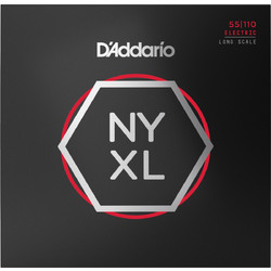 D'Addario NYXL Σετ 4 Χορδές Ηλεκτρικού Μπάσου Nickel Plated Steel 55-110"