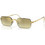 Ray-Ban RB3928 001/7I Ανδρικά Γυαλιά Ηλίου Ορθογώνια Μεταλλικά Χρυσά με Καφέ Φακό