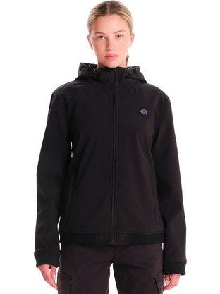 Emerson Γυναικείο Μπουφάν Softshell Μακρύ Μαύρο 252.EW11.88A