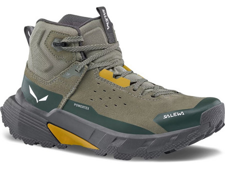 Salewa Pedroc 2 Leather Mid Ανδρικά Ορειβατικά Μποτάκια Αδιάβροχα Χακί 61461-5056