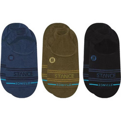 Stance Ανδρικές Κάλτσες Σοσόνια με Σχέδια Χακί Navy Μπλε Μαύρες 3Pack A145D20SRO-ARM