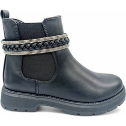 Smart Kids Παιδικά Μποτάκια Μαύρα Chelsea με Φερμουάρ SD12285