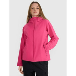 4F Γυναικείο Μπουφάν Softshell Μακρύ Φούξια 4FRAW25TTJAF0965-55S