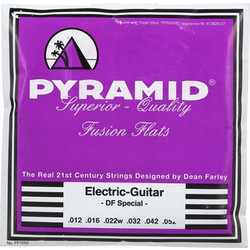 Pyramid Fusion Flats FF1252 Special Σετ 6 Χορδές Ηλεκτρικής Κιθάρας Pure Nickel 12-52" Medium Tension