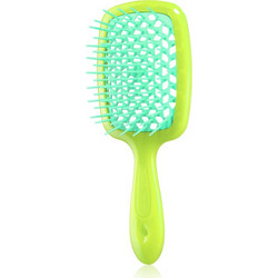 Janeke Superbrush Small Βούρτσα Μαλλιών για Ξεμπέρδεμα Πράσινη Γαλάζια