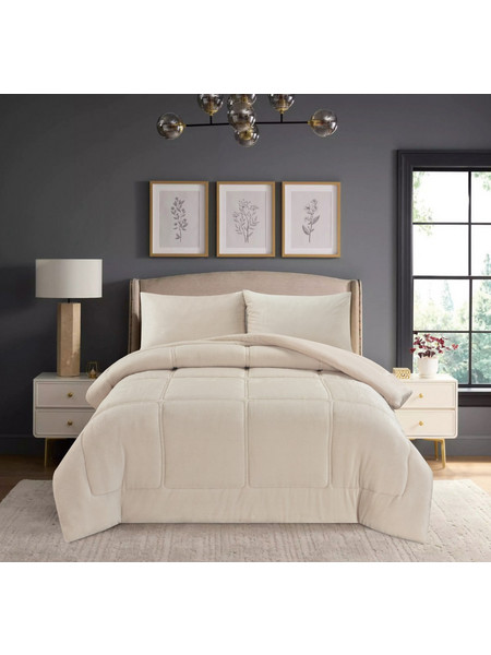 Liolios Home Κουβερτοπάπλωμα Υπέρδιπλο 220x240 Napoli Cream