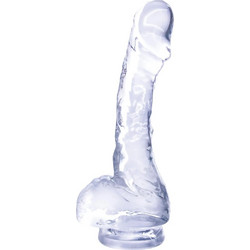 NMC Realistic Mini Ρεαλιστικό Dildo με Βεντούζα & Όρχεις 10cm Clear