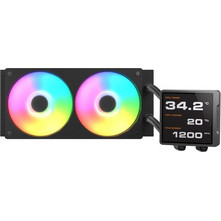 Cougar Poseidon Vistek Pro 240 Black Υδρόψυξη CPU 120mm ARGB για Socket 1200 / 1366 / 1700 / 1851 / AM2 / AM2+ / AM3 / AM3+ / AM4 / AM5 / FM1 / FM2 / FM2+ / 115x