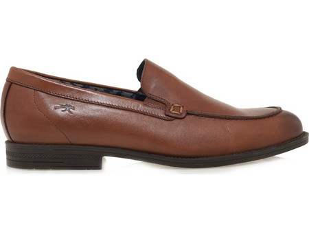 Fluchos Ανδρικά Μοκασίνια Loafers Δερμάτινα Καφέ F0823