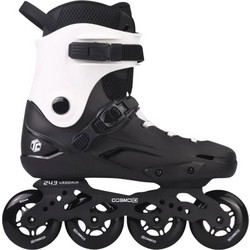 Micro Cosmo ID TC Inline Αυξομειούμενα Rollers Ενηλίκων Μαύρα Λευκά CIS-TC-BK
