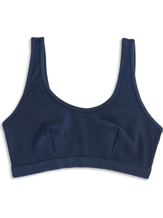 Cotonella Μπουστάκι χωρίς Μπανέλα Navy Μπλε GD487-I501-0C014