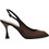 PieDini Γόβες Slingback με Λεπτό Ψηλό Τακούνι Σοκολατί 3433