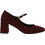 Guy Laroche Γόβες Suede με Χοντρό Χαμηλό Τακούνι & Μπαρέτα Μπορντό GL5140000320