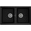 Teka Stone 90 B-TG Ένθετος Νεροχύτης Γρανίτη Αντιστρεφόμενος Ματ Metallic Black