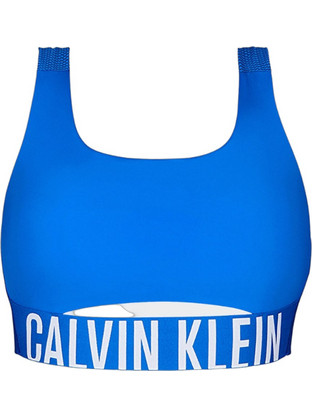 Calvin Klein Αθλητικό Μπουστάκι με Μέτρια Στήριξη Μπλε LVGWS5K149-C66